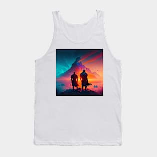 Valheim Vikings Nearing the Mountain Tank Top